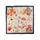 Scarf Wholesale 100% Women Hair Square Silk Scarf