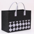 Women China Felt Products Supplier Custom Logo Tote Bag Women Ladies Handbags