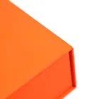 Custom Orange Paper Box Gift Box Custom Luxury Large Orange Cardboard Paper Garment Clothing Gift Packaging Box