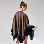 Cape New Colorful Fluorescent Strip Fashion Show Concert Travel Shawl Camping Cape Women