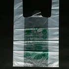 Bag Eco Poly Bag Vest Handles LDPE/HDPE Shopping Clear Plastic Bag Biodegradable Eco Friendly Packaging