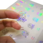 3d Hologram Sticker Transparent Material Security Printing 3d Hologram Sticker