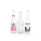 Small Beer Bottle 2021 High Quality 330ml Transparent Small Beer Glass Wine Bottle For Beer