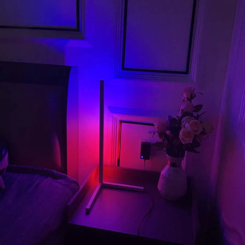 Nodic hot sale amazon luxury rgb remote control dimmable modern led desk light  minimal corner home decor table lamp for bedroom