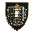 Butterfly China Factory Custom Design Round Shape Computer School Wing Lapel Pin With Butterfly Hat