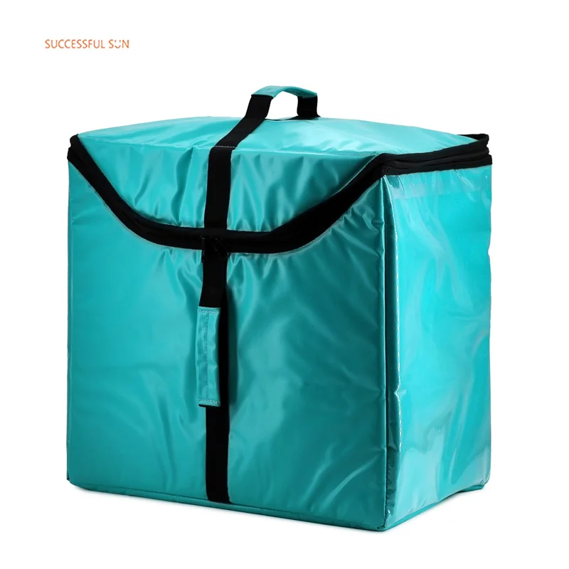 product wholesale big size thermal tarpaulin food delivery bags portable pizza delivery box cake cooler bag-4