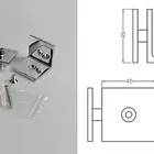 Glass Fittings Glass Cubicle Fittings Bath Screen Safe Door Glass Cubicle Fittings