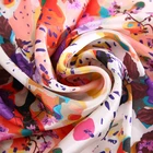 100% Real Pure Silk Satin Digital Printed Silk Fabric