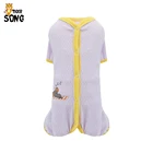 Clothes Pet Cotton Clothes Blue Pink Cute Princess Style Discount Winter Dog Clothes