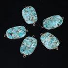 Stone Natural Agate Stone Wholesale Turquoise Connector