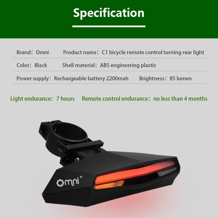 OEM Bike Lights Usb Rechargeable Waterproof lLd Laser Back Light For Road Mountain Bike