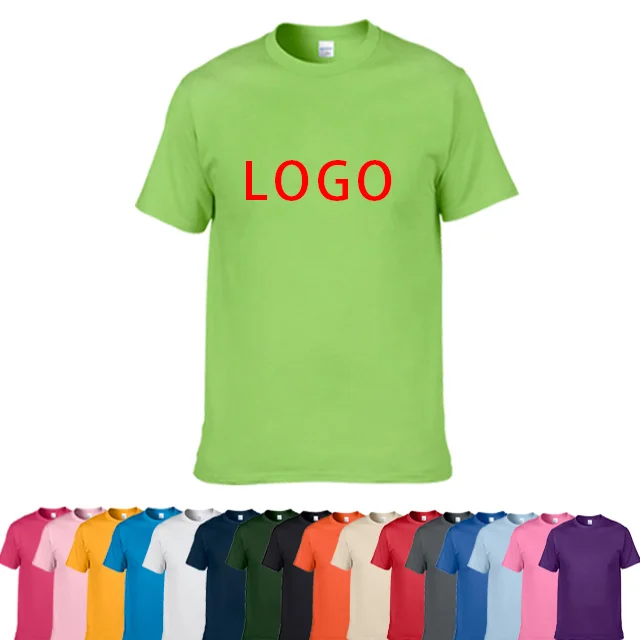 100% cotton plain custom plus size mens shirts wholesale round neck t-shirt cotton