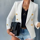 Suit 2021 Wholesale Chaqueta Mujer Double Breasted Women Suit Woman Blazer Jacket Coat