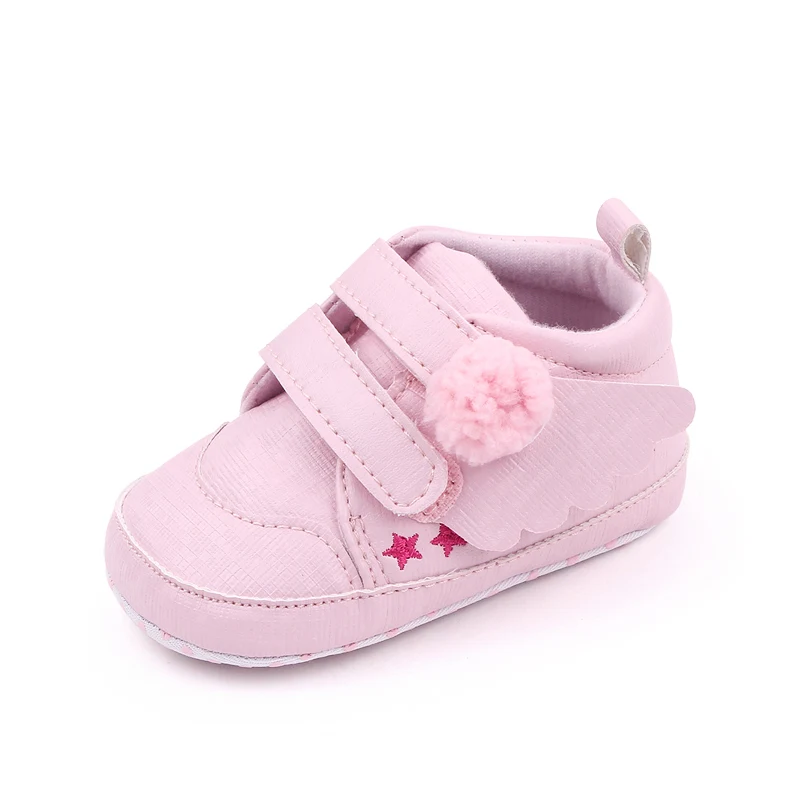 Spring and Autumn New Boys and Girls wings PU Surface Casual Shoes Baby Walking Shoes manufacture