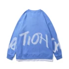 Custom Hot Sale 100% Cotton Oversize Hip Hop Letter Graffiti Printing 2 Loose Men's Pullover Hoodies Sweatshirt