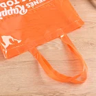 Custom Waterproof Beach PVC Tote Bag Travel Shopping Shoulder Bags Handle Clear Shopping Bag