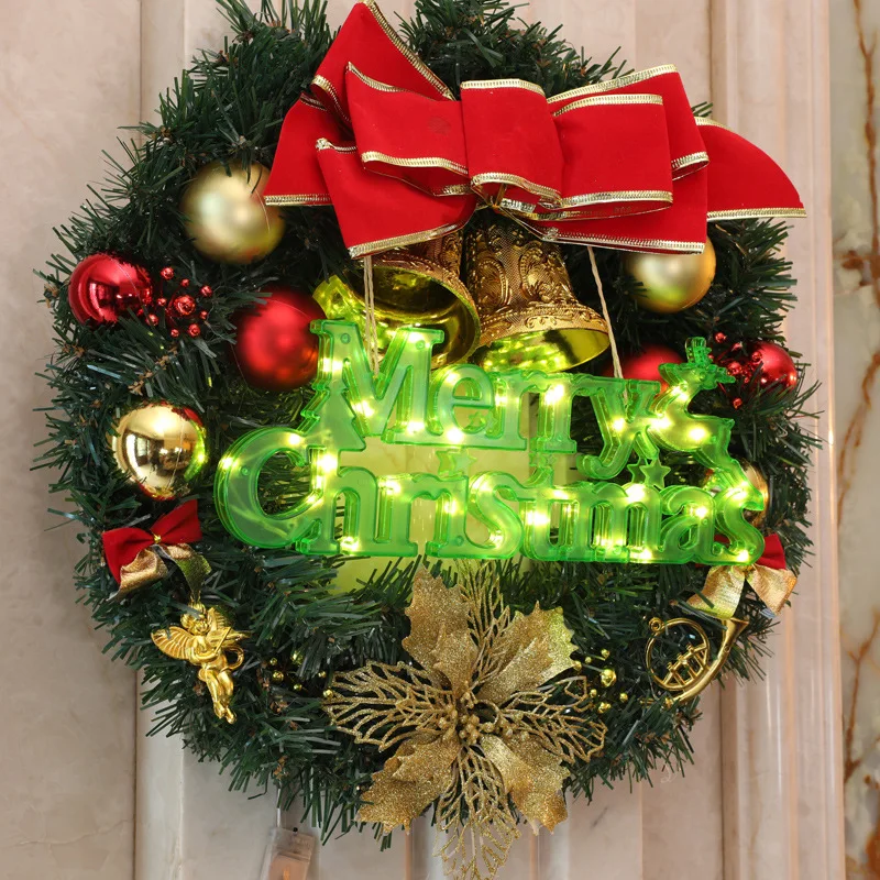 DD163  Christmas Showcase Lamp String Letter Decor Xmas Tree Symbol Home Decoration Alphabet Merry Christmas Led Light