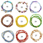 Beads Jewelry Waist Beads Gaby Bohemian Rainbow Handmade Beads Waist Chain For Women Body Jewelry