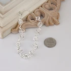 Zirconia Bracelet China Jewelry Manufacturer Plated Silver Elegant Zirconia Dangling Charm Bracelet Women
