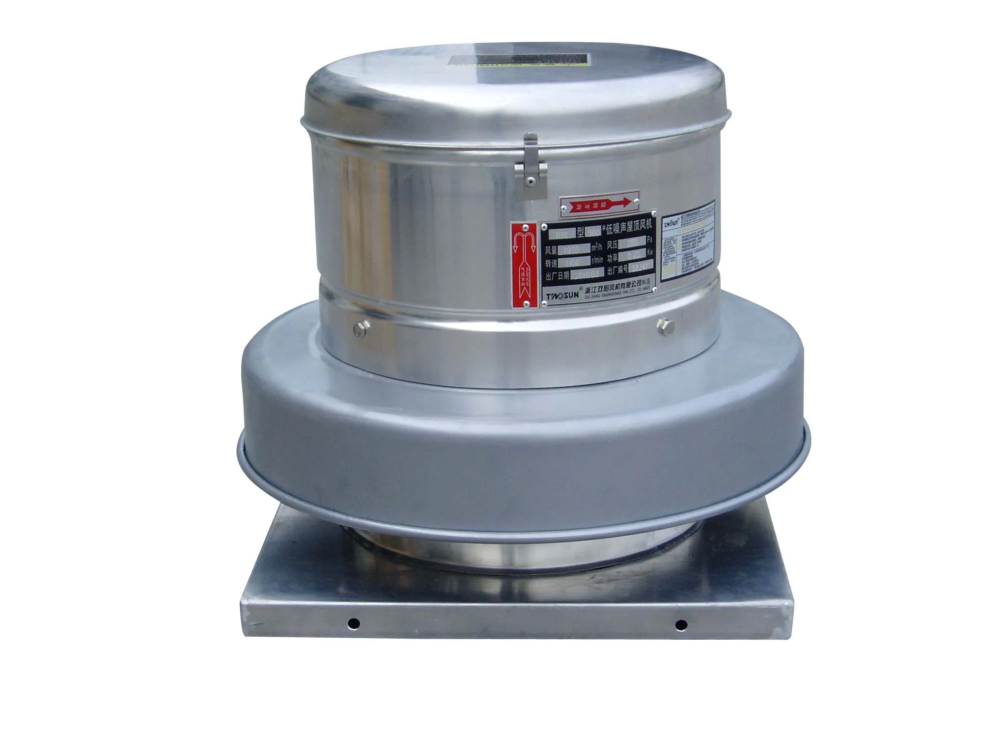 Noise Electric Ball Bearing, RTC, Roof, Axial, Aluminum - detail 4