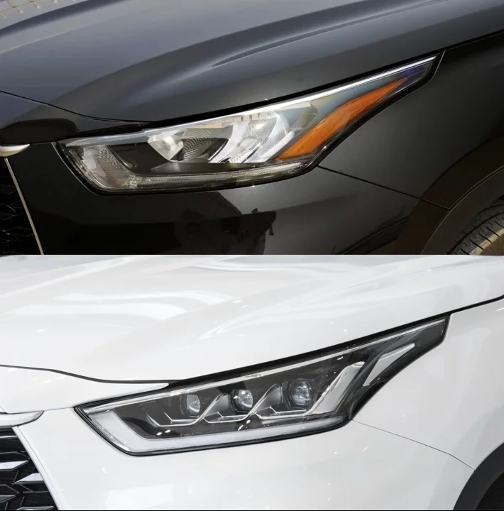 product yea auto car headlight housing black back base high low version for toyota highlander head light housing headlamp 2021 2023-8