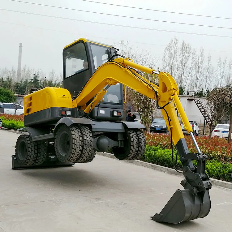 Large 4 Ton 10 Ton Ur9040 Large Engineering Wheel Excavator Buy