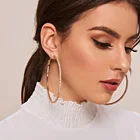 Earrings Hip Hop Women's Punk Earrings Hoop Earrings