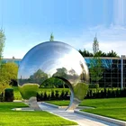Metal Sculpture Stainless Large Stainless Steel Sculpture Outdoor