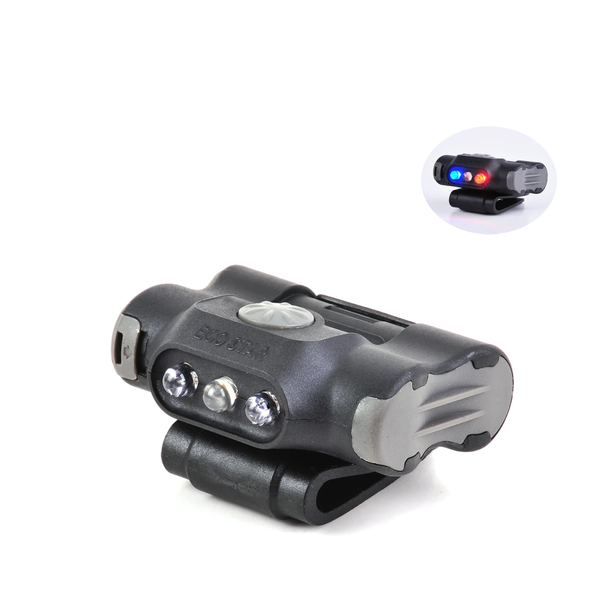 Blue Flashing Light Hat Headlamp 3aaa 