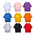 Shirts Oversize Shirt Popular White Blank Drop Shoulder Custom Printing Embroider Logo Mens Oversized T Shirts