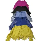 Jeans Pants 2021 New Arrival Spring And Summer New Solid Color Tassel Denim Shorts Women Jeans Pants