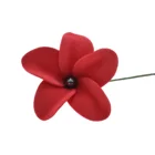 New Trendy EVA Foam Head Flowers With Pearl Center Hawaii Flowers For Wedding Party Decoration For Women Girls