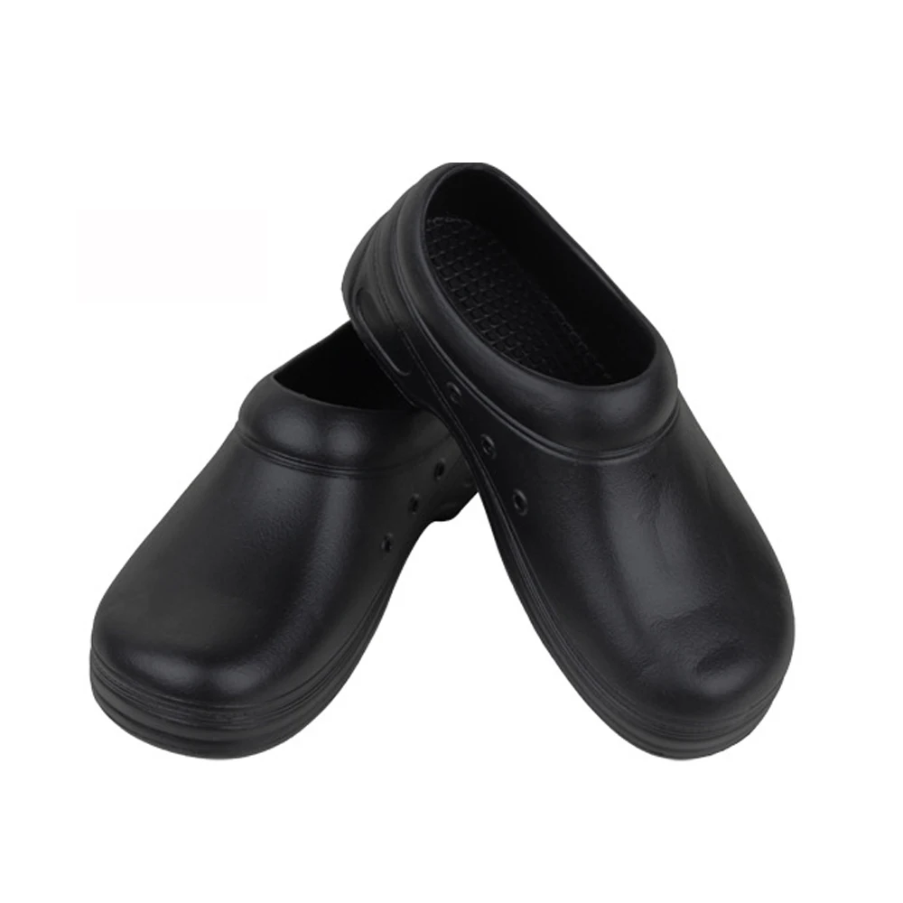 Unisex Slip On Slip Resistant Safety Clog Shoe for Catering Kitchen 
