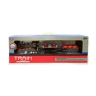 Kids battery operated toy smoke model train set with EN71