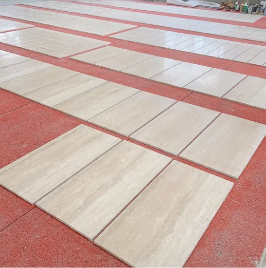 product imported classic white travertine tile slab beige natur exterior swimming pool polished cut to size custom size 6030cm 1 year-1