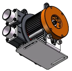 Centrifugal Fans, 91立方米/h, Dc无刷鼓风机40Kpa - detail 2