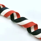 100 Tape Polyester Tape OEKO-TEX Standard 100 Custom Stripe Knitted Polyester Webbing Tape For Garments