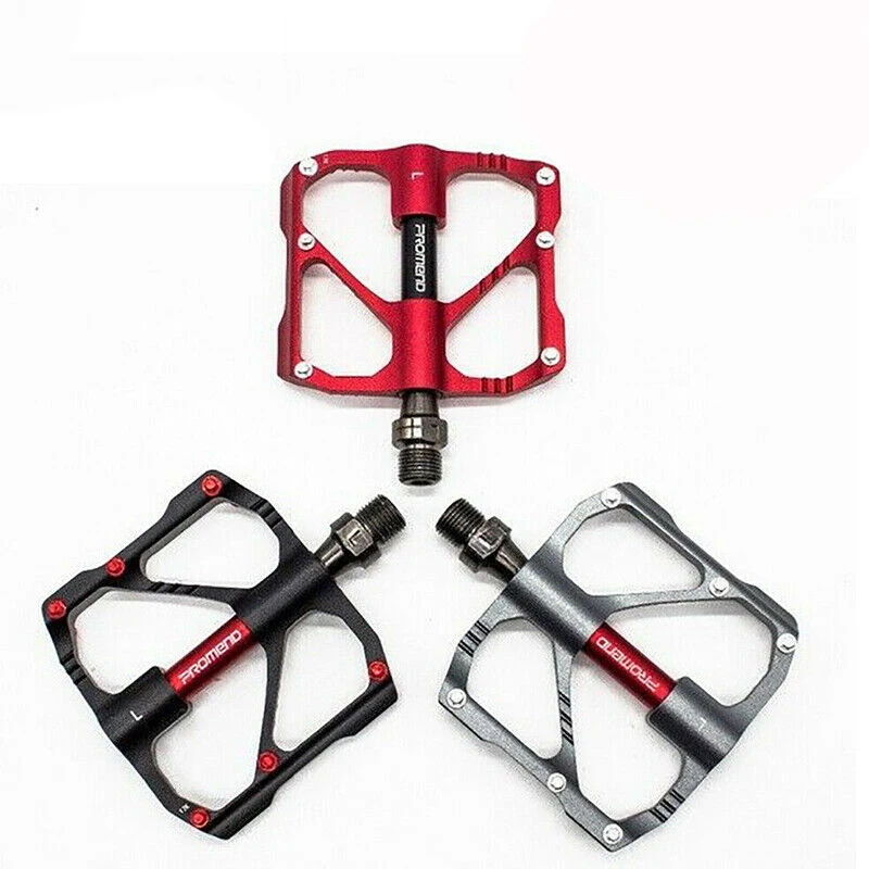 9/16" Ultralight Aluminum Bicycle Pedals 3 Sealed Bearings Mountain Bike Pedal 
