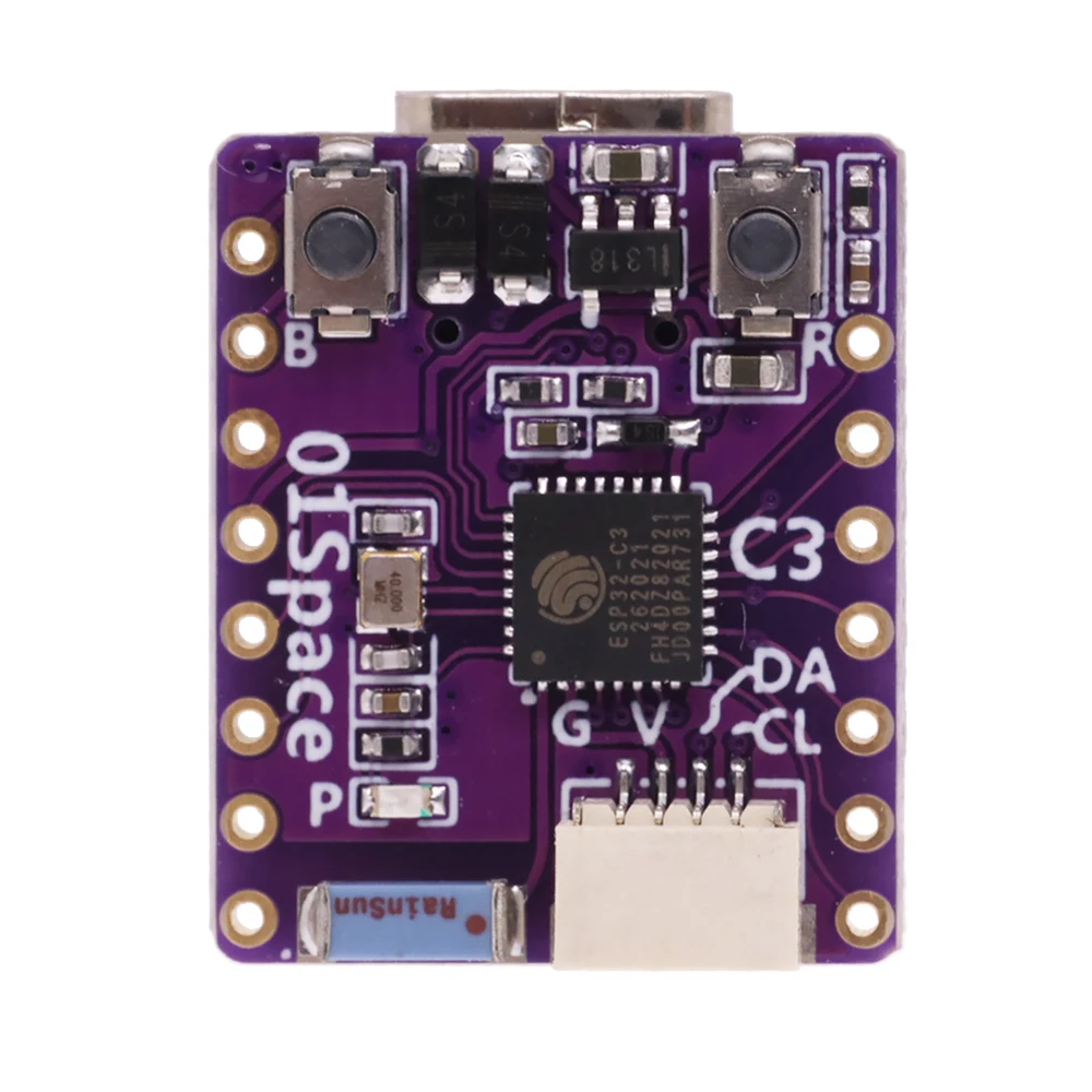 Esp32 C3 Development Board With 0 42 Inch Lcd Risc V Wifi Microprython