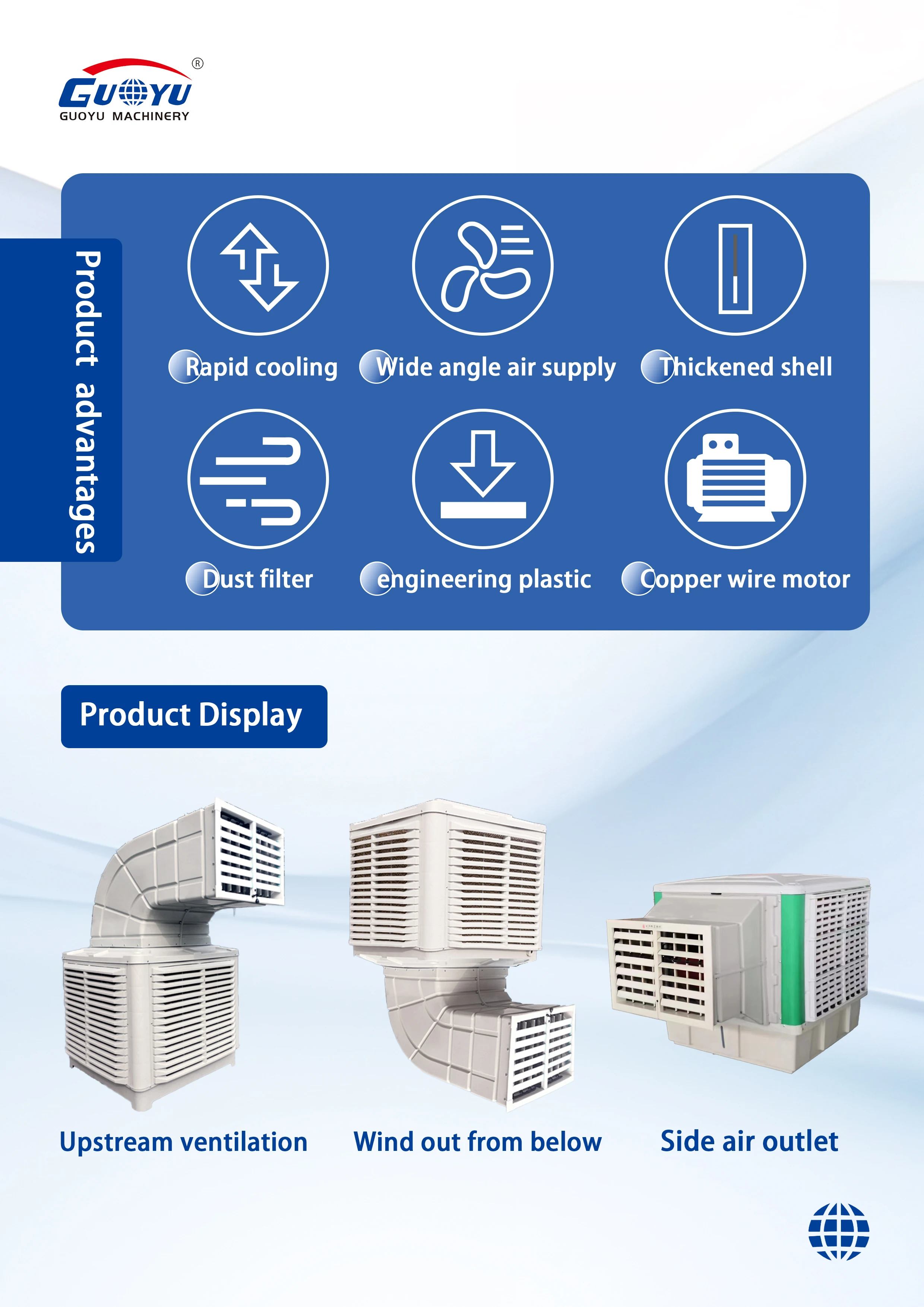 Evaporative Portable Air Cooler, 1100W-4000W - detail 10