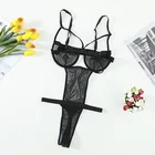 Lingerie Sexy Hot Transparent Set Mesh Sleepwear Corset 1 Piece Lingerie Lingerie Bodysuit