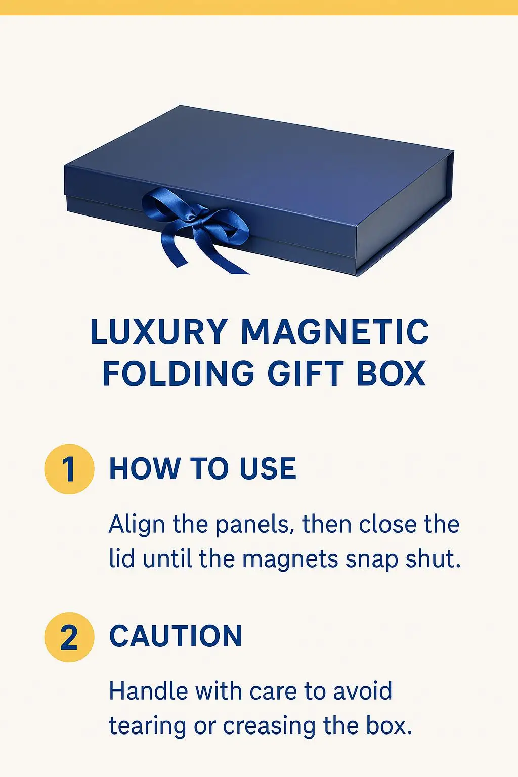 Luxury Folding Paper Cardboard Gift Box with Foldable Magnetic Ribbon Bow Closure Customizable Logo for Weddings Candies Candles - detail 10