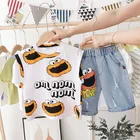Boys Boys Kids Clothing Suppliers Tank Top Jean Shorts Two-piece Suit Kids Boys Clothes Sets