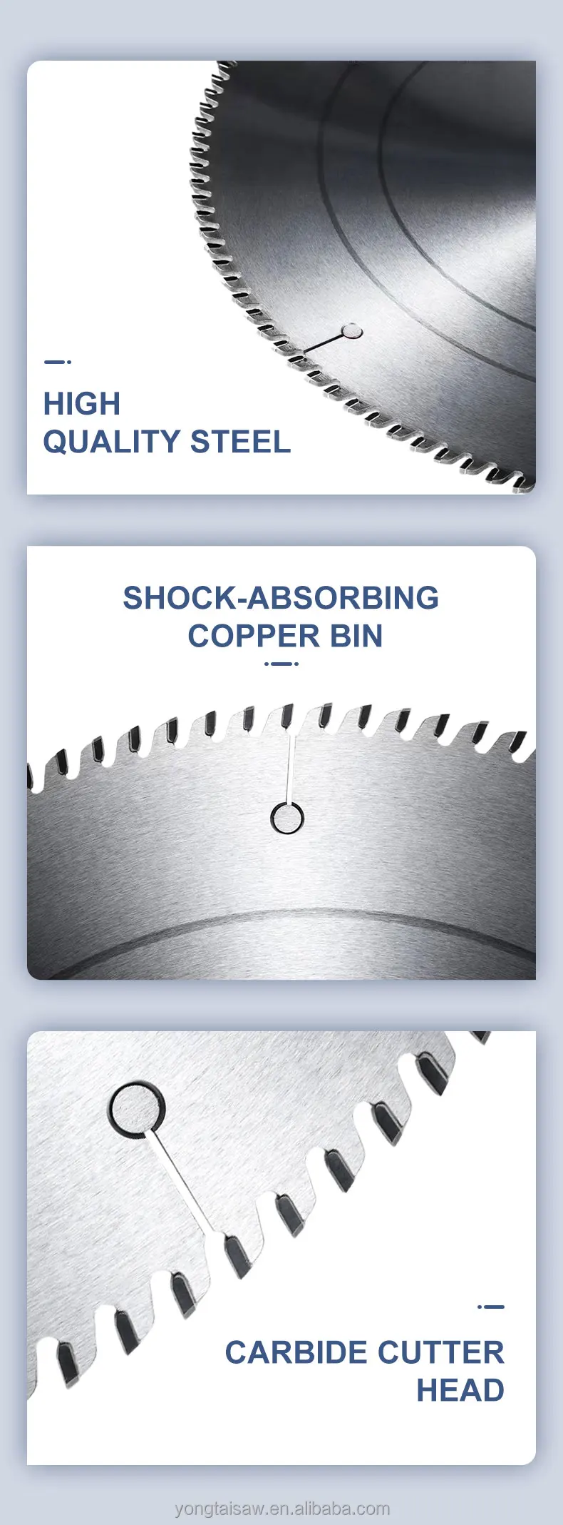 Lamboss 255mm Diameter 2.8mm Blade Width 25.4mm Arbor Size TCT Circular Saw Blade Industrial Grade for Aluminum Precision Cutting