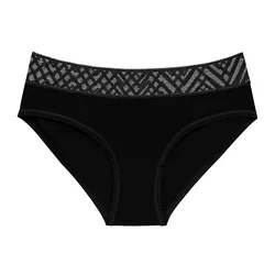 Female Period Lace Panty Briefs Casual Soft Midi Rise Lingerie Girl Panties Underwears