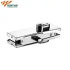 Door Lock Fitting Factory Manufacturer Stainless Steel Bottom Glass Door Lock Patch Fitting