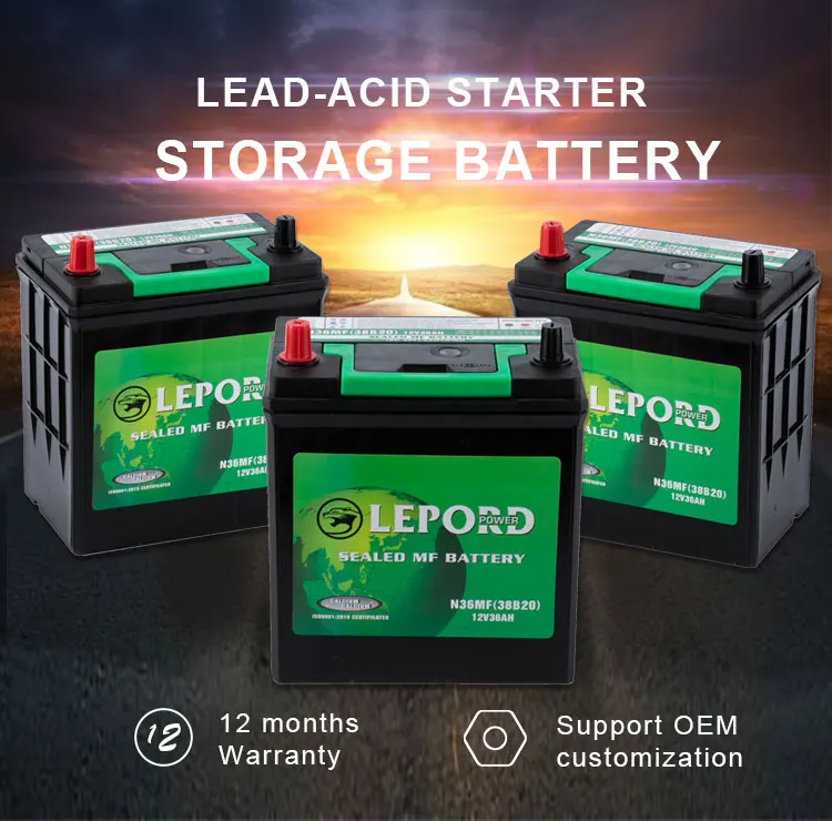 Sealed Car Battery Mf Battery For Sale 38b20l 12v 36ah Ns40 N40 Buy