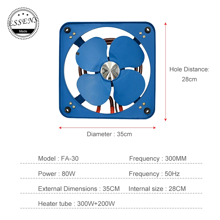 Durable Incubator Exhaust Fan, PP - detail 4