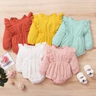 Baby Clothes Baby Rompers Clothes Wholesale High Quality Baby Clothes Long Sleeve Baby Girl Lace Romper