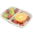 Lunch Packaging Pulp Is Degradable Product Disposable Lunch Tray Customized Packing Pulp Food Packaging Container
